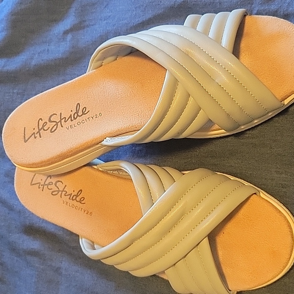 Life stride Panama Slide Sandals size 8